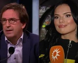 Famke Louise en Diederik Gommers hebben nog maar weinig contact