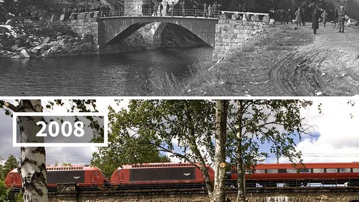 These photo's were taken 100 years apart and it's crazy how much the world has changed!