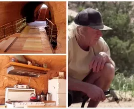 Este hombre construyó una impresionante casa cueva - Y te inspirará para crear tu propia casa de ensueño
