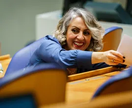 Nilüfer Gündogan heeft aangifte tegen partij Volt gedaan