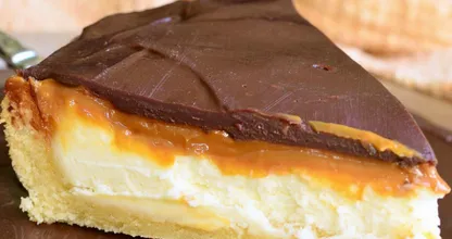 Diesen Twix-Käsekuchen musst du probieren! Echt göttlich!