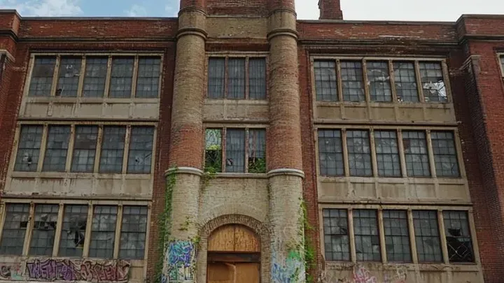 84 Year Old Man Lives Inside Abandoned High School - Don't Judge Until You See Inside!