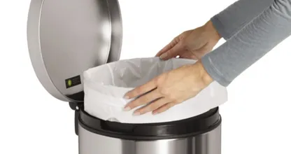 Wechsle den Müllsack immer so und du ersparst dir eine Sauerei!