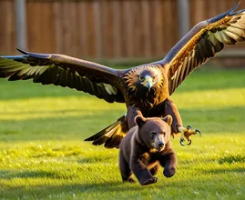 Eagle Snatches Bear Cub from Yard – What the Neighbors Discover Will Blow Your Mind!
