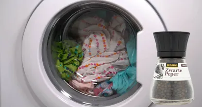 This is why you should put black pepper in your washing machine