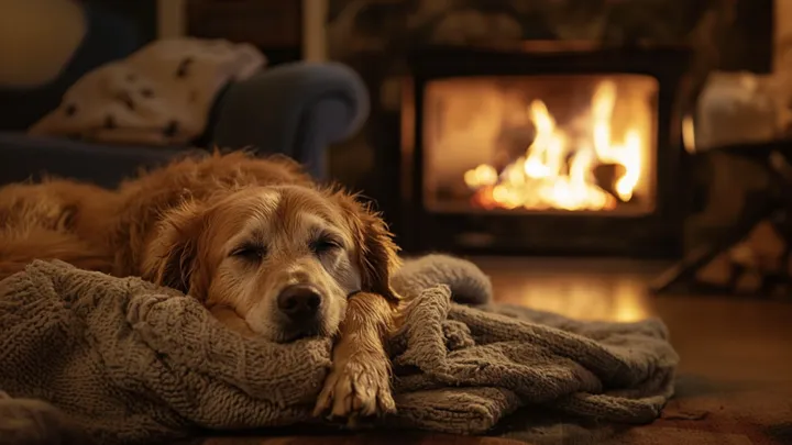 Man vindt hond op rand van bevriezing - maar wat hij onder zijn buik verborg is ongelooflijk!