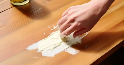 La mayonnaise : Le héros inattendu de vos problèmes de meubles en bois