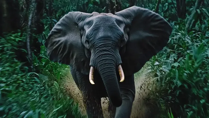 Ze volgde een olifant het bos in, maar ze had geen idee dat het tot dit zou leiden.