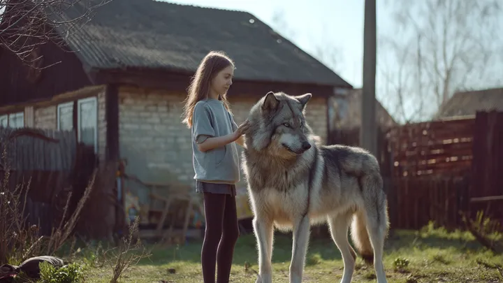 Girl (12) Saves Giant Wolfdog, But DNA Results Reveal Something Terrifying…