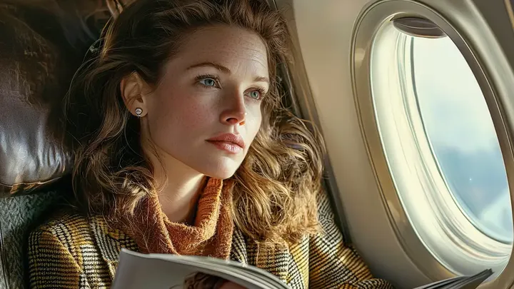 Skipping Work for a Holiday, Woman Encounters an Unforeseen Surprise on the Plane