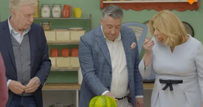 Heel Holland Bakt 'relletje': prachtige meloentaart van meesterbakker Gwen blijkt een kopie
