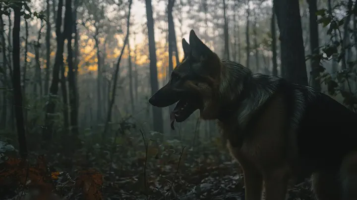 Zijn hond rende plotseling het bos in - wat hij vervolgens aantrof deed zijn bloed koud stromen!