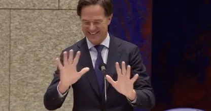 Grap van Rutte valt slecht tijdens avondklokdebat