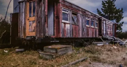 Elderly Woman Has Been Living Inside an Old Train Cart for Decades – But Wait Until You See the Inside!
