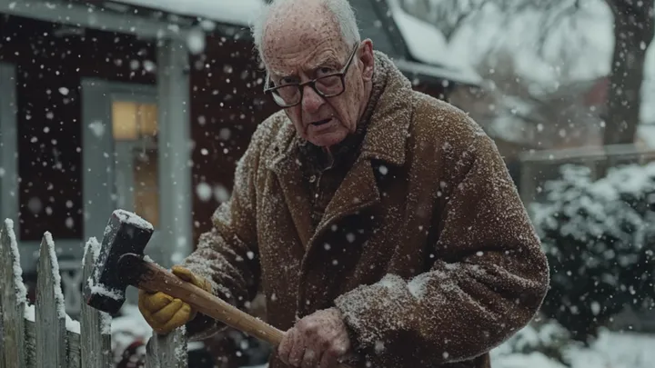 Un homme rencontre un cerf gelé dans le blizzard - Voir ce qui s'est passé ensuite