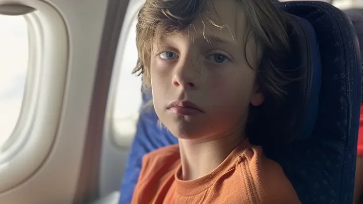 Boy Keeps Making Strange Hand Signals During Flight - When Stewardess Realizes Why, She Orders the Plane To Land