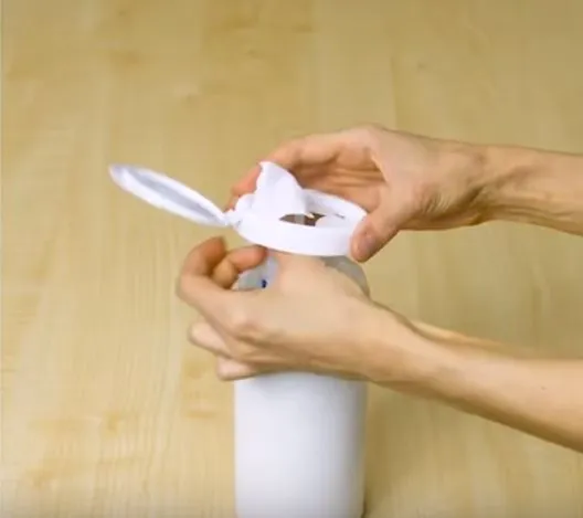 Plastiktüten Falttechnik 13