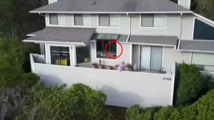Momentos inapropiados captados por la cámara de un dron