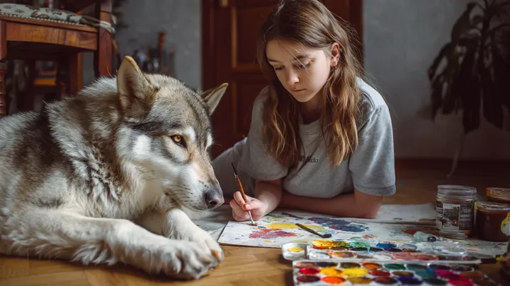 Girl (12) Saves Giant Wolfdog, But DNA Results Reveal Something Terrifying…