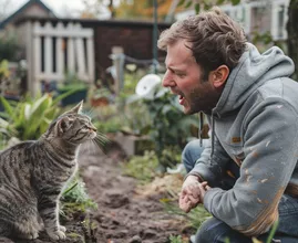 Altijd buurtkatten in je tuin? Met dit geheel kattenvriendelijke trucje gebeurt dat niet meer!