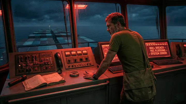 My Fishing Boat’s Engine Died Right in Front of a Drifting 500-Foot Ghost Ship, Then This Happened… 