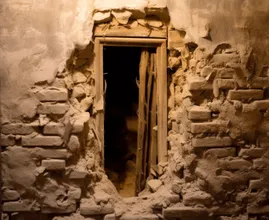 A man knocked down a wall in his basement and found an underground city, but what was inside the city will give you the chills