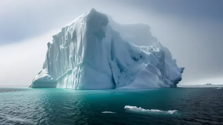 Iceberg Drifts Dangerously Close to Village – Locals Turn Pale When They See What’s on It