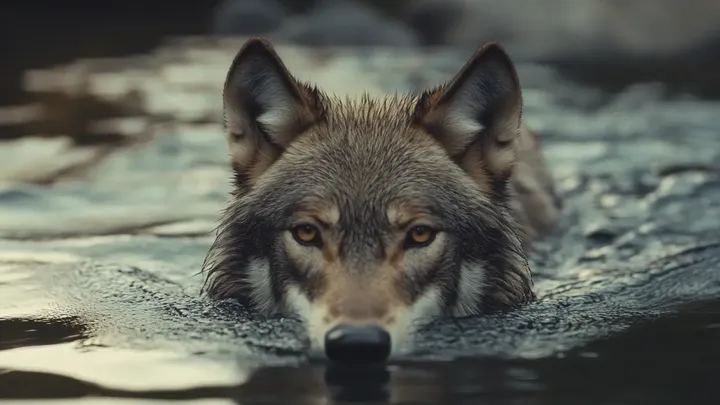 Frau folgt Wolf ins Meer, nachdem er sich ihr am Strand genähert hat - was sie fand, brach ihr das Herz