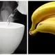 Todas las mañanas ella comienza su día con un vaso de agua tibia y un plátano