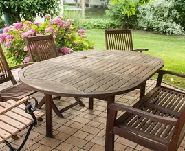 Follow these steps and your wood patio furniture will look as good as new again