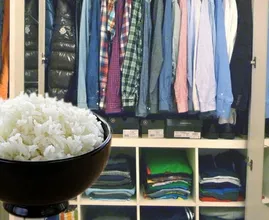 Déposez une tasse de riz dans votre garde-robe et voilà ce qu’il se passera !