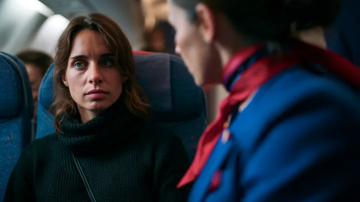 Flight Attendant Whispered “You Need To Get Off This Plane Immediately” – Passenger is Chilled to Learn The Truth…