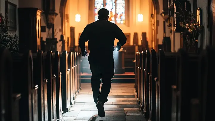 Wolf bricht in Kirche ein - Kirchenbesucher waren nicht auf das vorbereitet, was dann geschah