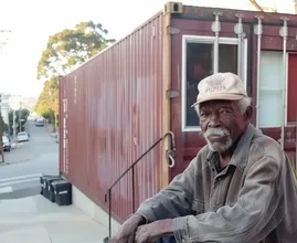 From the outside it looks like any old shipping container, but wait until you see the inside!