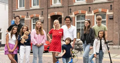 Trotse familie Nagelkerke uit Een Huis Vol: 'Geslaagd!'