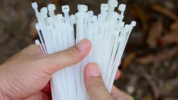 Surprising: 5 ways to use zip ties in and around your home