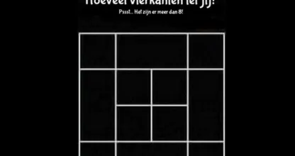 DIT is de oplossing van de 'vierkanten-puzzel'! Had jij het goede antwoord?