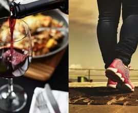Leef je langer door elke dag een glas wijn te drinken of door elke dag te sporten?