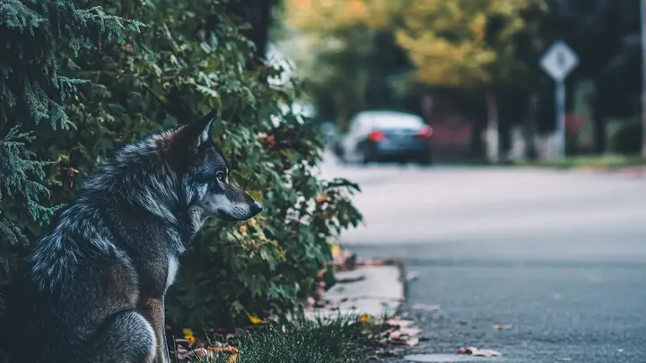 Frau folgt Wolf ins Meer, nachdem er sich ihr am Strand genähert hat - was sie fand, brach ihr das Herz