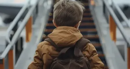 Boy Keeps Making Strange Hand Signals During Flight - When Stewardess Realizes Why, She Orders the Plane To Land