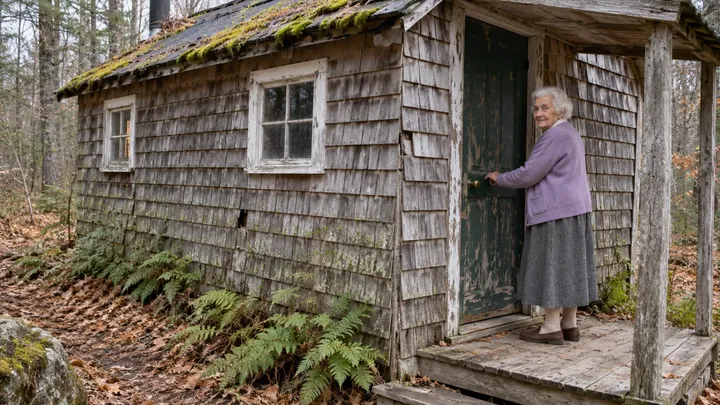Deze 88-jarige vrouw woont in een oud schuurtje in het bos – maar wacht maar tot je ziet hoe het er van binnen uitziet!