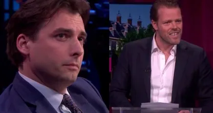 Thierry Baudet loopt weg bij Jinek na harde grappen Martijn Koning 