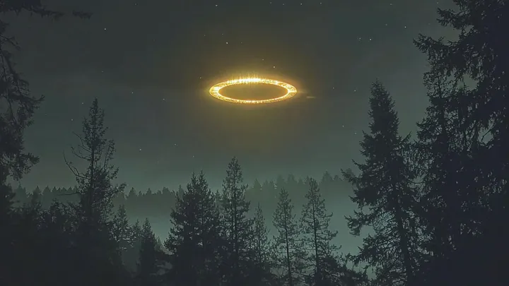 Ein rätselhaftes Licht am Himmel führt den Lehrer zu einem dunklen Geheimnis im Wald