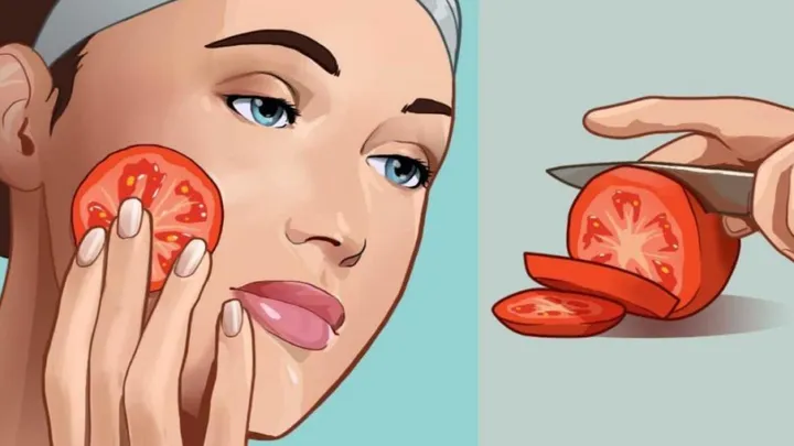 Las rodajas de tomate en tu rostro por un minuto te hidratan rápidamente