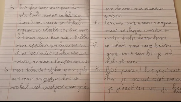 De 7-jarige Seth start een politieke partij: ,,– Niet pesten! Het gaat niet om hoe je eruitziet, maar om je gedachten en je hart"