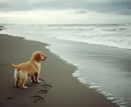 Puppy Lost at the Shore - His Mysterious Return Leaves the Whole Town Talking