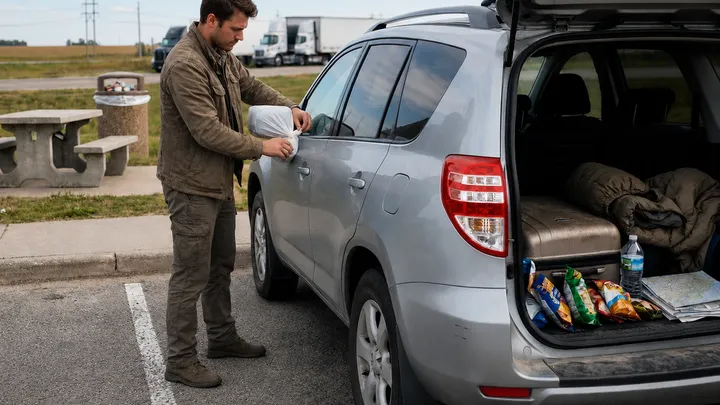 Mettez toujours un sac sur le rétroviseur de votre voiture lorsque vous voyagez seul – Voici pourquoi...