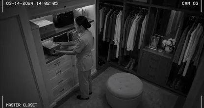 Maid Kept Slipping Into the Walk-In Closet Every Day. When the Homeowner Saw the Camera Footage, She Burst Into Tears.