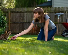 Kitten Found in Backyard Turns Out to Be Something Else Entirely