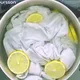 Boil a white shirt in a pot with lemon slices and you might end up with this amazing result
